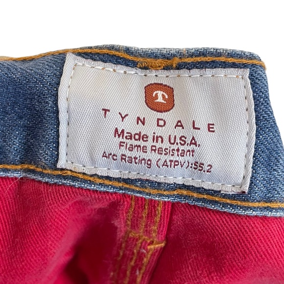 Tyndale Firefighter Fire Resistant Flame Retardant Lined Denim Jeans Made in USA - Picture 5 of 16